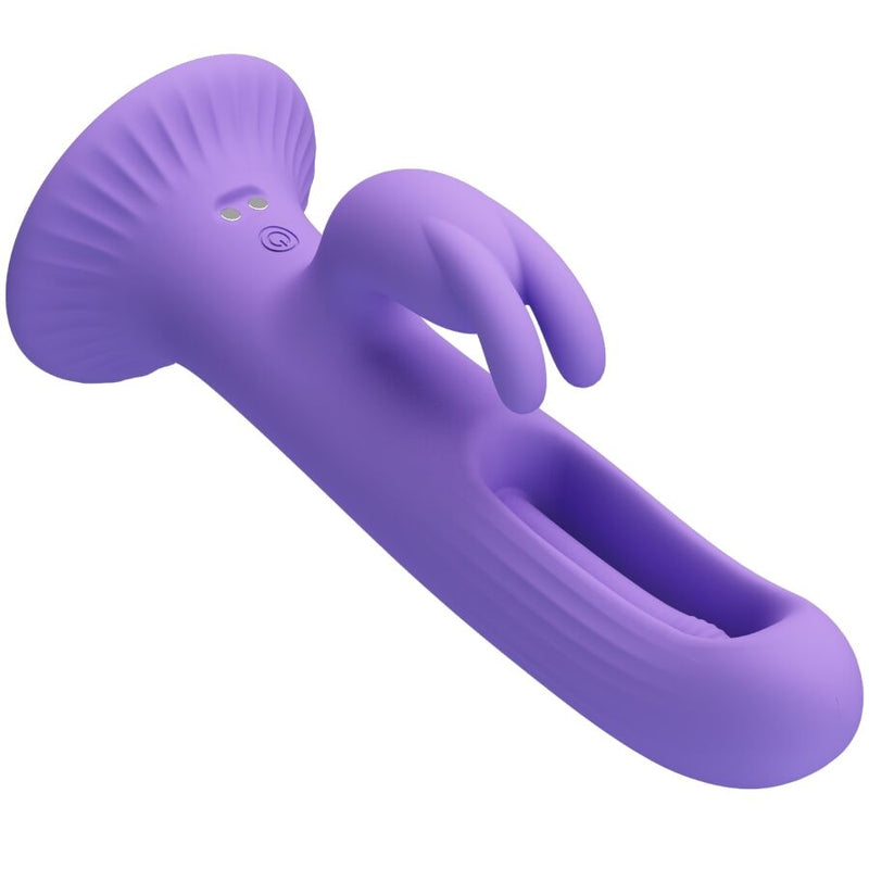 Pretty love - vibratore coniglio killmoulis 12 modalità di vibrazione viola