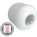 Pretty love - masturbatore maschile bianco crystle