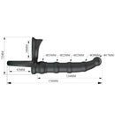 Pretty love - tatum anello per pene vibrante con tappo 10 vibrazioni nero