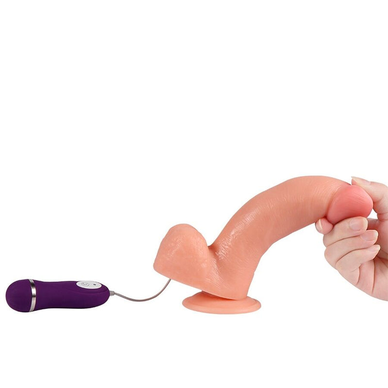 Shequ - dildo vibrante phantom con telecomando 20 cm