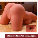 Xise - miah lady boy torso femminile con dildo con vibrazione e spinta 55 cm