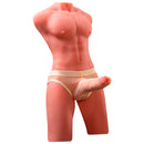 Xise - jason mezzo corpo torso maschile realistico con spinta e vibrazione 55 cm