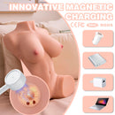 Xise - dania thrusting torso realistico con vibrazione femminile 52 cm