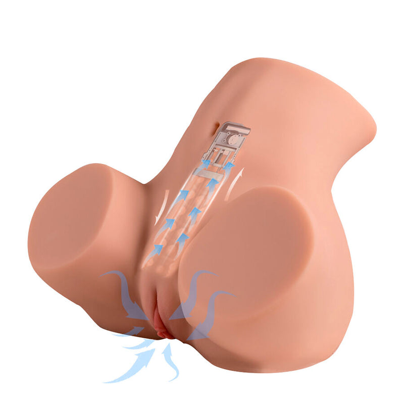 Xise - danae thrusting realistico masturbatore vagina con vibrazione multi-posizione