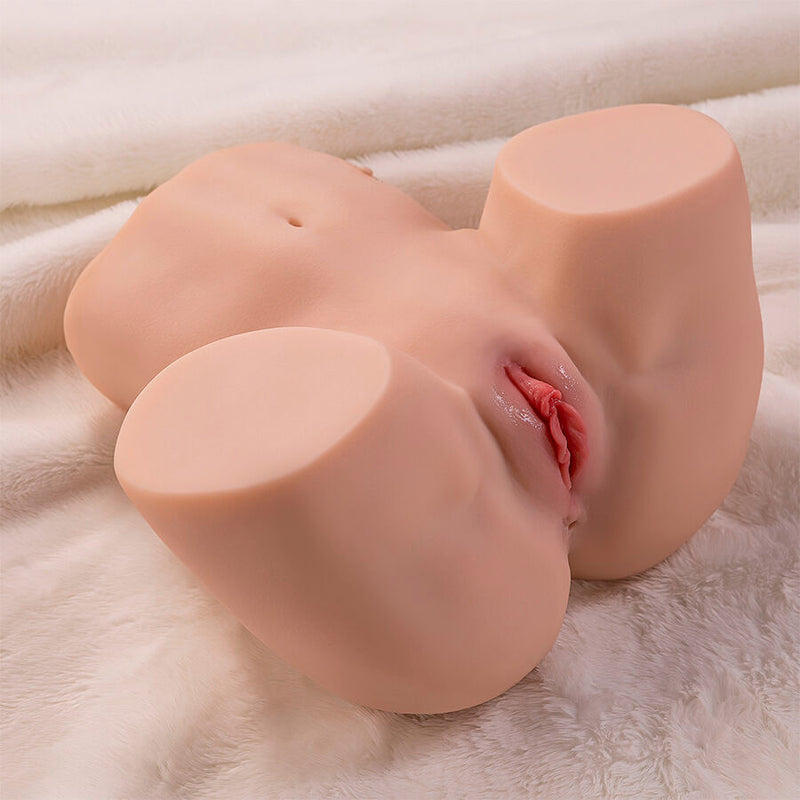 Xise - maya sucking masturbatore realistico vagina e ano con vibrazione e onde stimolanti 4,5 kg