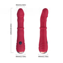 Armony - dildo vibratore stimolatore punto a termoregolabile rosso