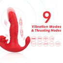 Armony - vibratore anale panty c e stimolatore punto g telecomando rosso