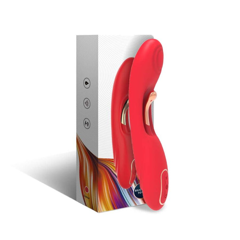 Armony - vibratore con lingua oscillante rosso