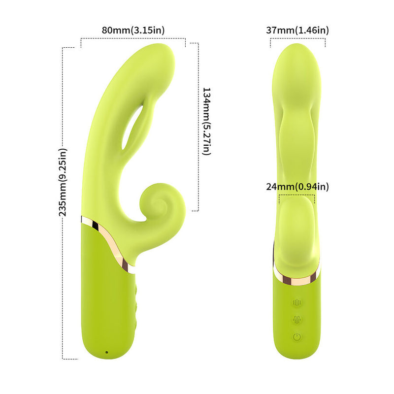 Armony - gonfiatore punto a per stimolatore vibratore verde
