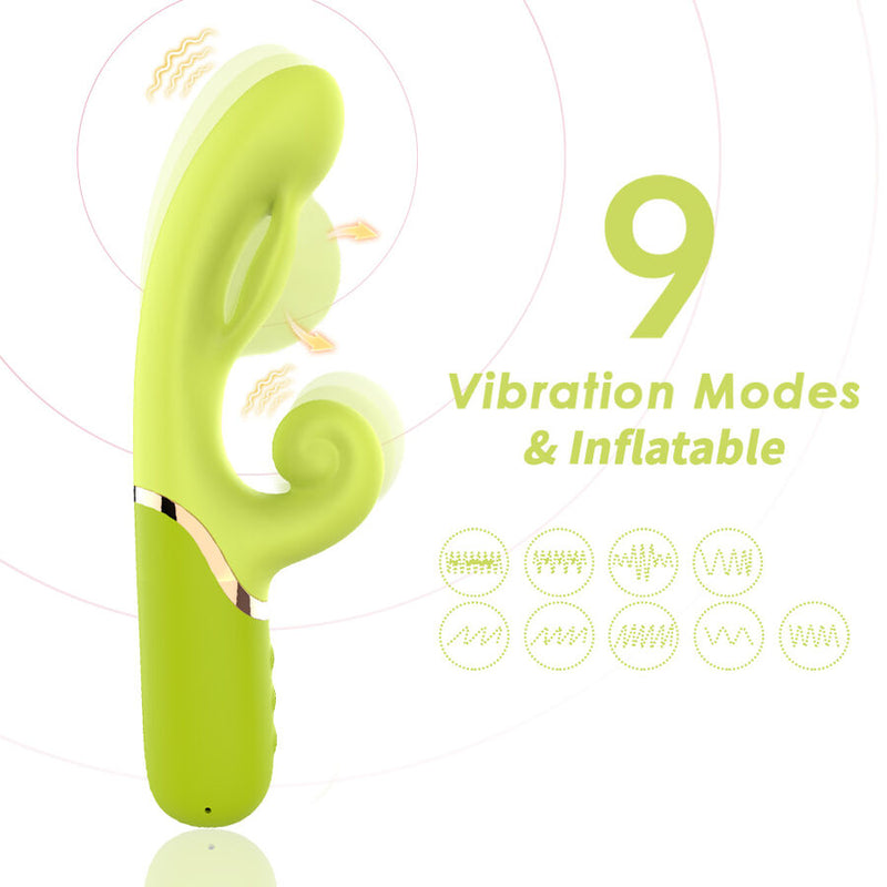 Armony - gonfiatore punto a per stimolatore vibratore verde