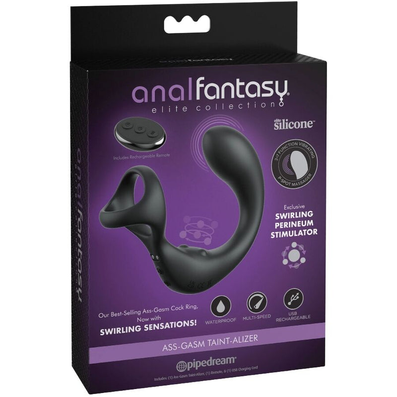 Anal fantasy elite collection - massaggiatore anale vibrante con telecomando