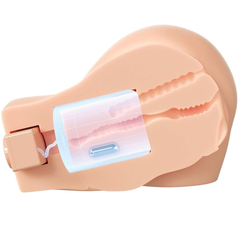 Pdx elite - back that ass up masturbatore realistico vibrante per vagina e ano