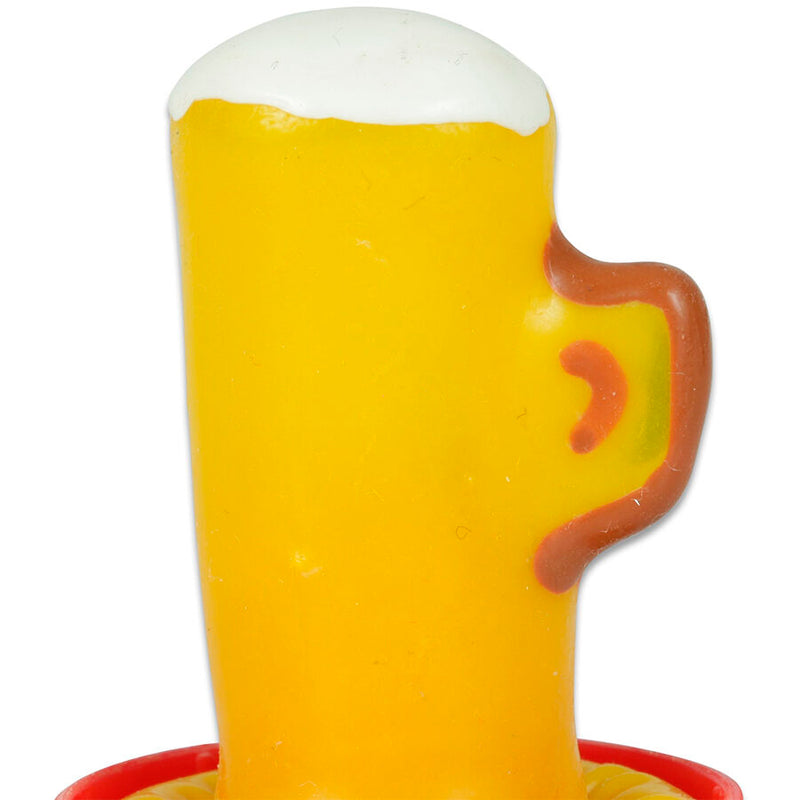 Condomerie - preservativi novità dipinti a mano bicchiere di birra