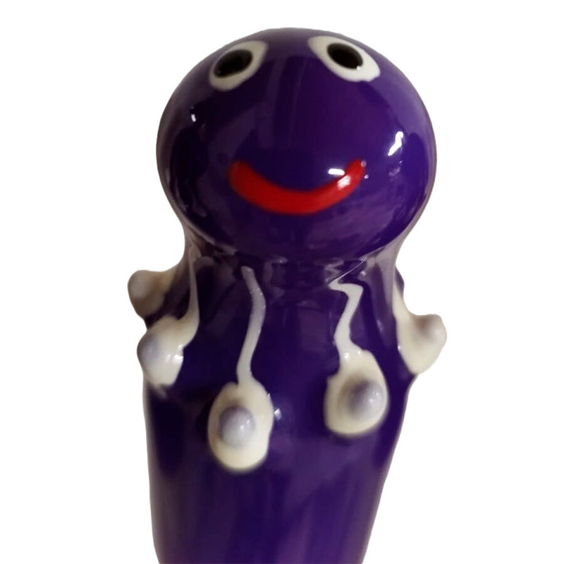 Condomerie - preservativi novità dipinti a mano polpo viola