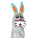 Condomerie - condominio dipinto a mano coniglio xl