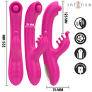 Intense - christina vibratore multifunzione rabbit 22,5 cm rosa