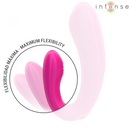 Intense - janet dual stimolatore e vibratore a forma di u con telecomando rosa