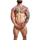 Mob - dngeon imbracatura a croce rosa taglia unica