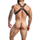 Mob - dngeon imbracatura a catena nera taglia unica x