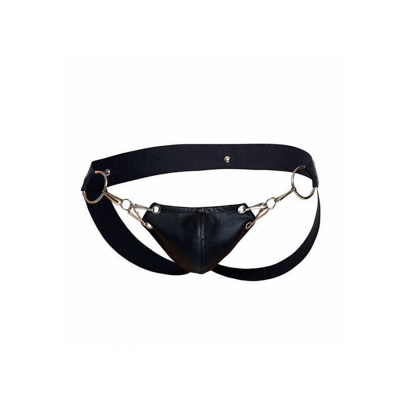 Mob - dngeon jockstrap nero a pressione taglia unica