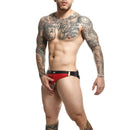 Mob - dngeon jockstrap anello per il pene rosso taglia unica