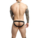 Mob - dngeon jockstrap anello per il pene rosso taglia unica