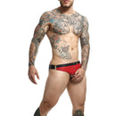 Mob - dngeon jockstrap anello per il pene rosso taglia unica