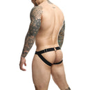 Mob - dngeon jockstrap rosso con catene taglia unica