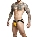Mob - dngeon jockstrap giallo con catene taglia unica