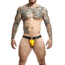 Mob - dngeon jockstrap giallo con catene taglia unica