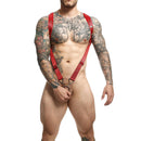 Mob - dngeon imbracatura rossa a schiena dritta taglia unica