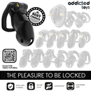 Addicted toys locked - mindnight cell gabbia per pene taglia l
