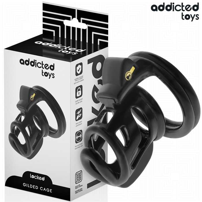 Addicted toys locked - gabbia per pene gilden cage 8,5 cm