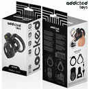 Addicted toys locked - gabbia per pene con bloccaggio eterno 9 cm