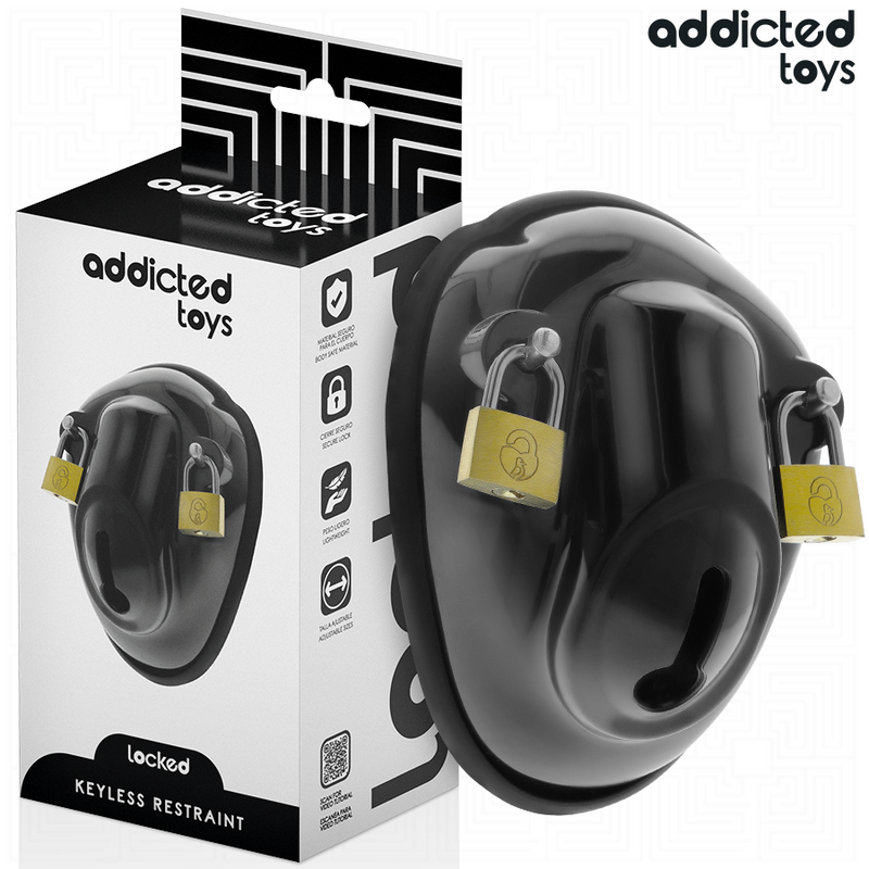 Addicted toys locked - gabbia per pene senza chiave 11,5 cm