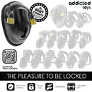 Addicted toys locked - gabbia per pene senza chiave 11,5 cm