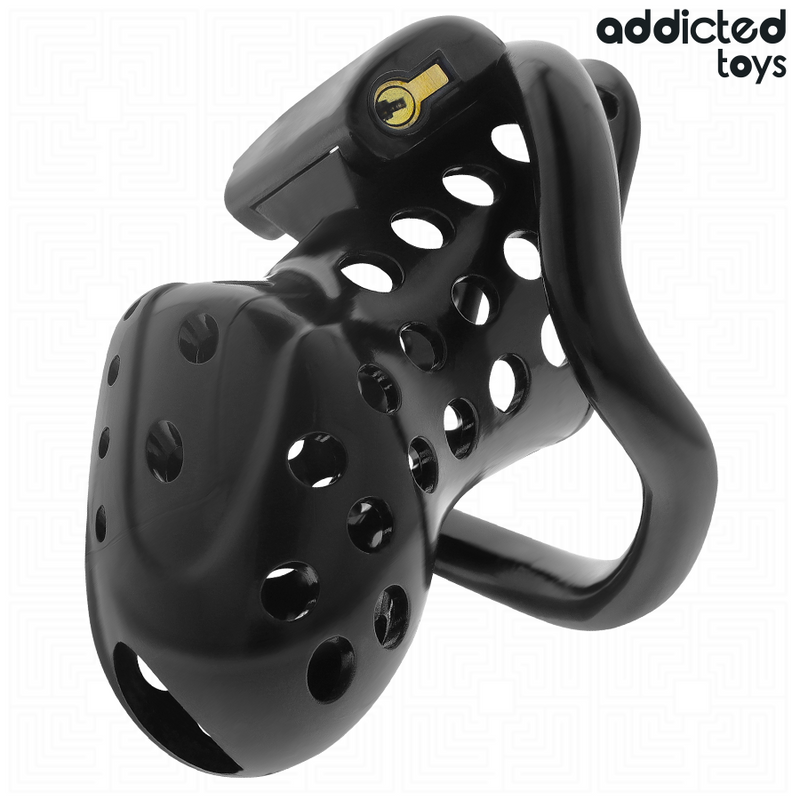 Addicted toys locked - gabbia per pene cava con catena 10,5 cm
