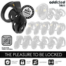 Addicted toys locked - gabbia per pene sigillata crypt 8 cm