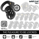 Addicted toys locked - gabbia per pene silenziosa 7,5 cm