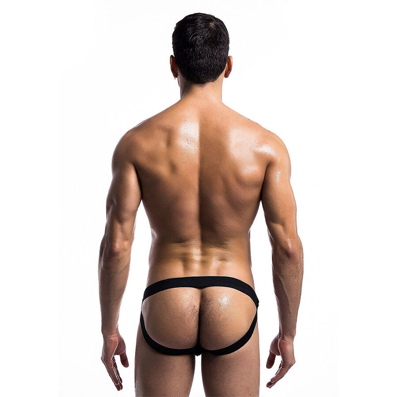 Mob - costume da bagno fetish jockstrap nero taglia xl