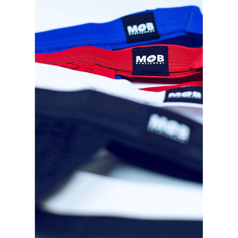 Mob - costume da bagno blu fetish jockstrap taglia l