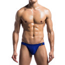Mob - costume da bagno blu fetish jockstrap taglia m