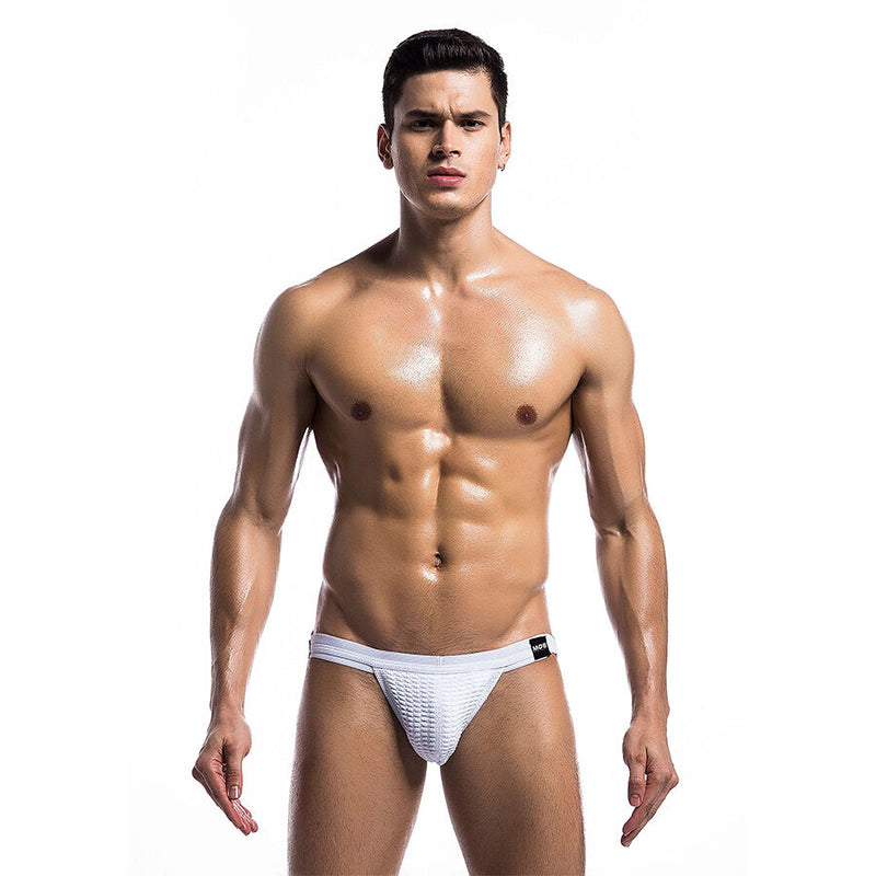 Mob - costume da bagno jockstrap bianco fetish taglia m