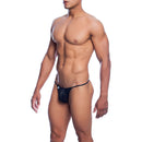 Mob - perizoma in microfibra nera taglia s/m