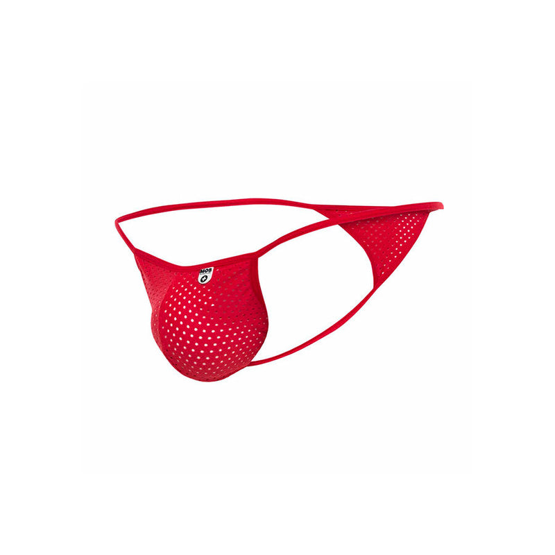 Mob - perizoma in microfibra rosso taglia l/xl