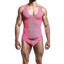 Mob - bodysheer rosa trasparente taglia s/m
