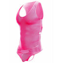 Mob - bodysheer rosa trasparente taglia l/xl