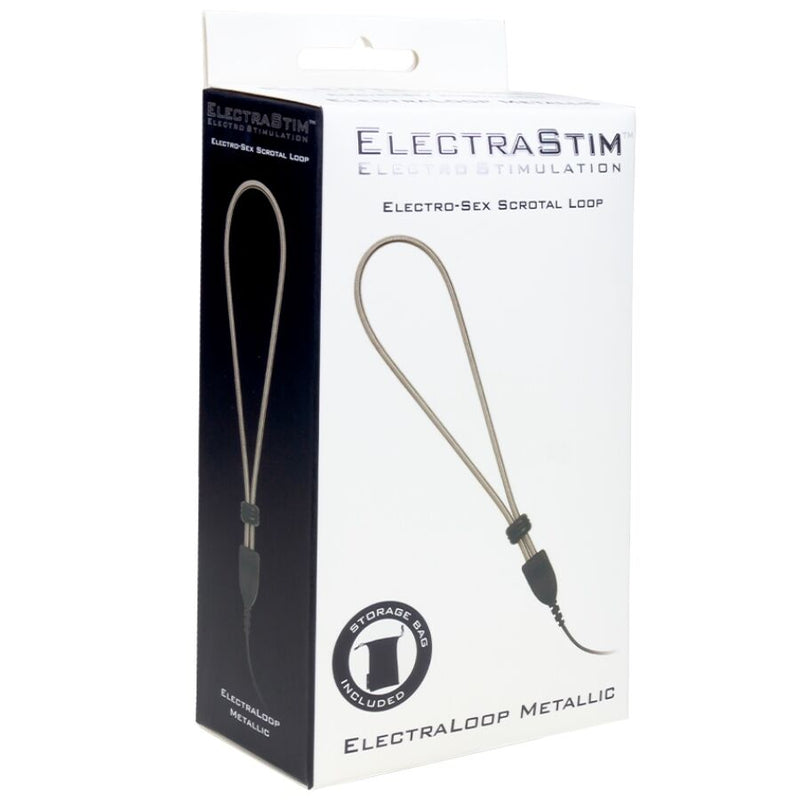 Electrastim - anello scrotale regolabile in metallo electraloop