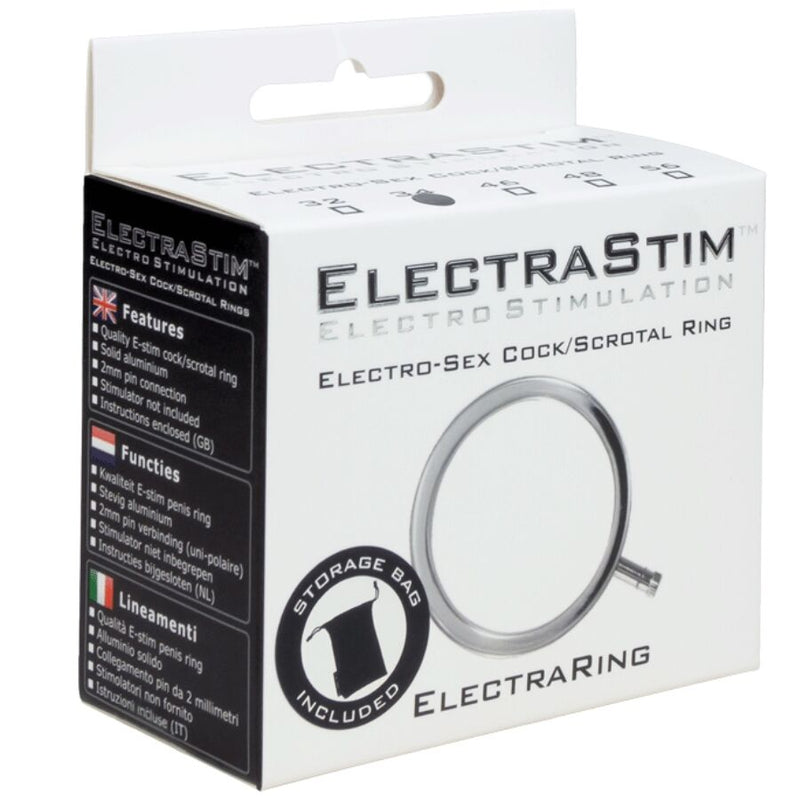 Electrastim - anello per pene in metallo electrarings 34 mm
