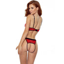Passion - porigelia body rosso l/xl